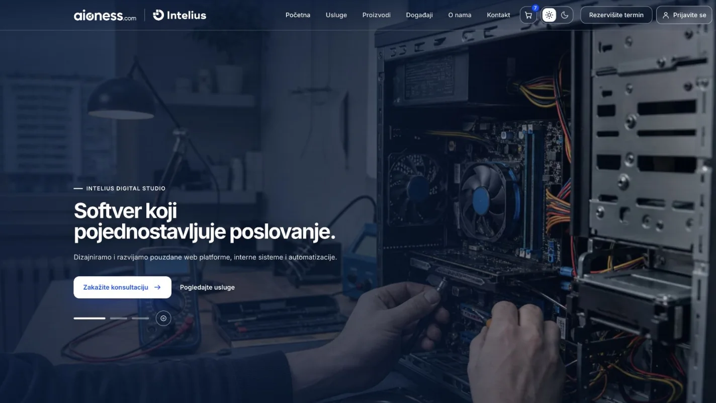 Proposta sito web per l'IT e la tecnologia